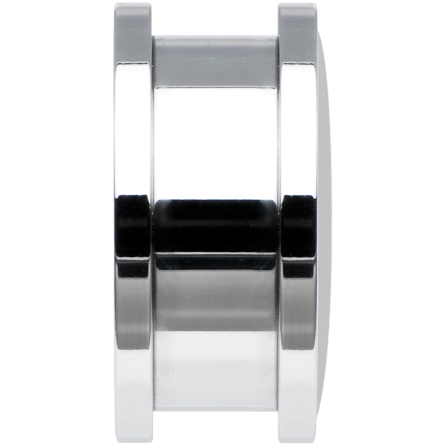 Black White Leopard Eyes Steel Screw Fit Plug Set 20mm