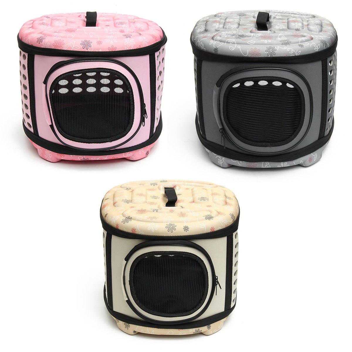 Foldable Pet Dog Cat Puppy Handbag Carrier Cage - Jaico Online Shop