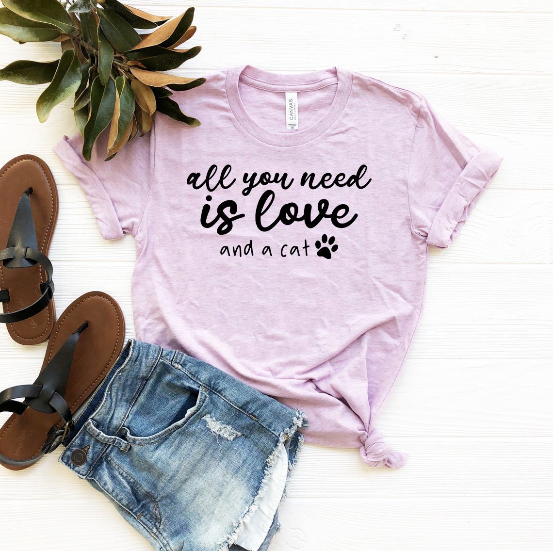 All You Need Is Love And A Cat T-Shirt - Jaico Online Shop