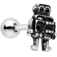 16G 1/4 Steampunk Ratchet Robot Cartilage Tragus Earring