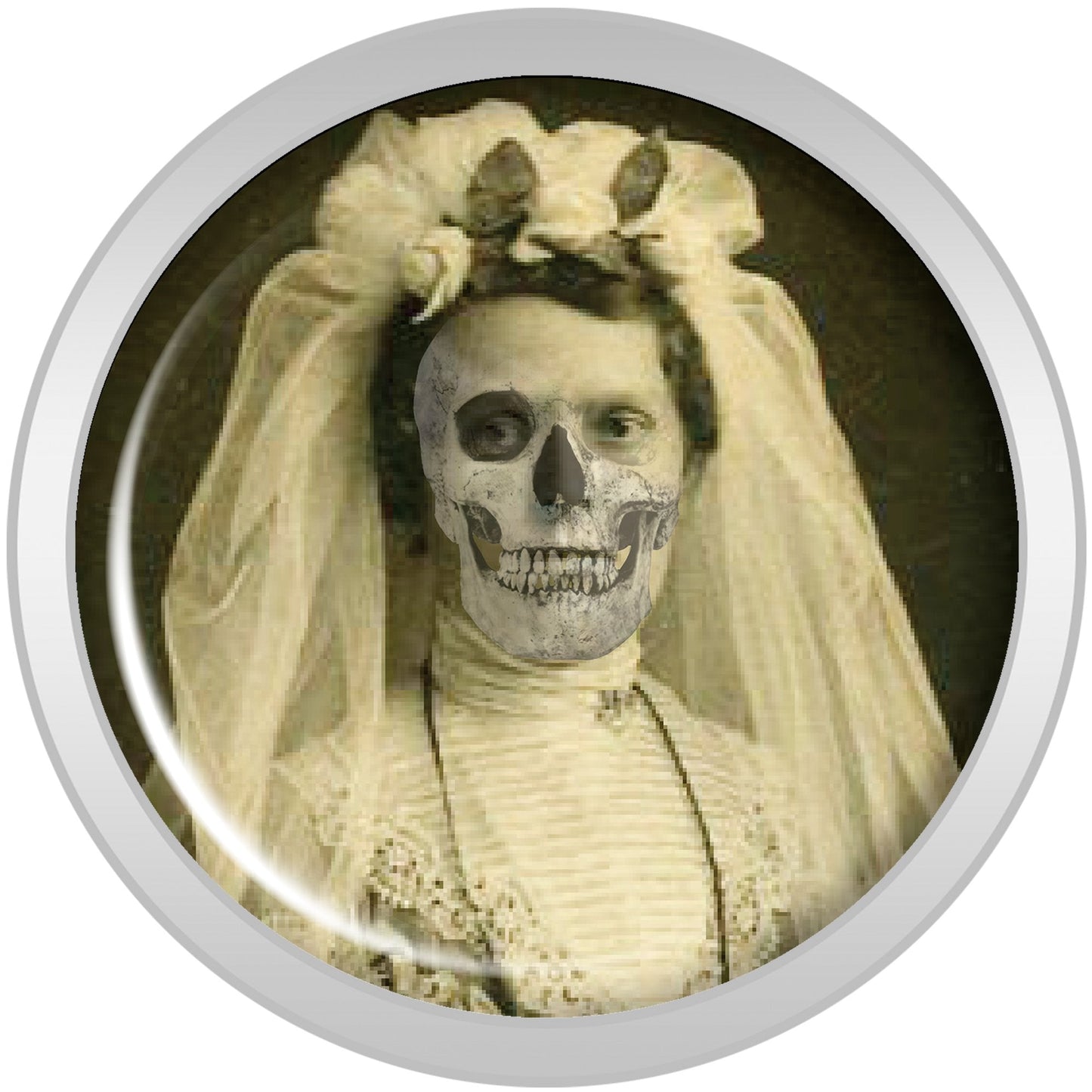 Undead Bride and Groom Halloween Plug Set 00G