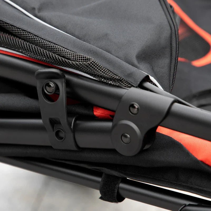 One - Click Foldable Stroller for Large Medium Small Dogs, Pet, Cats with Storage - Jaico Online Shop