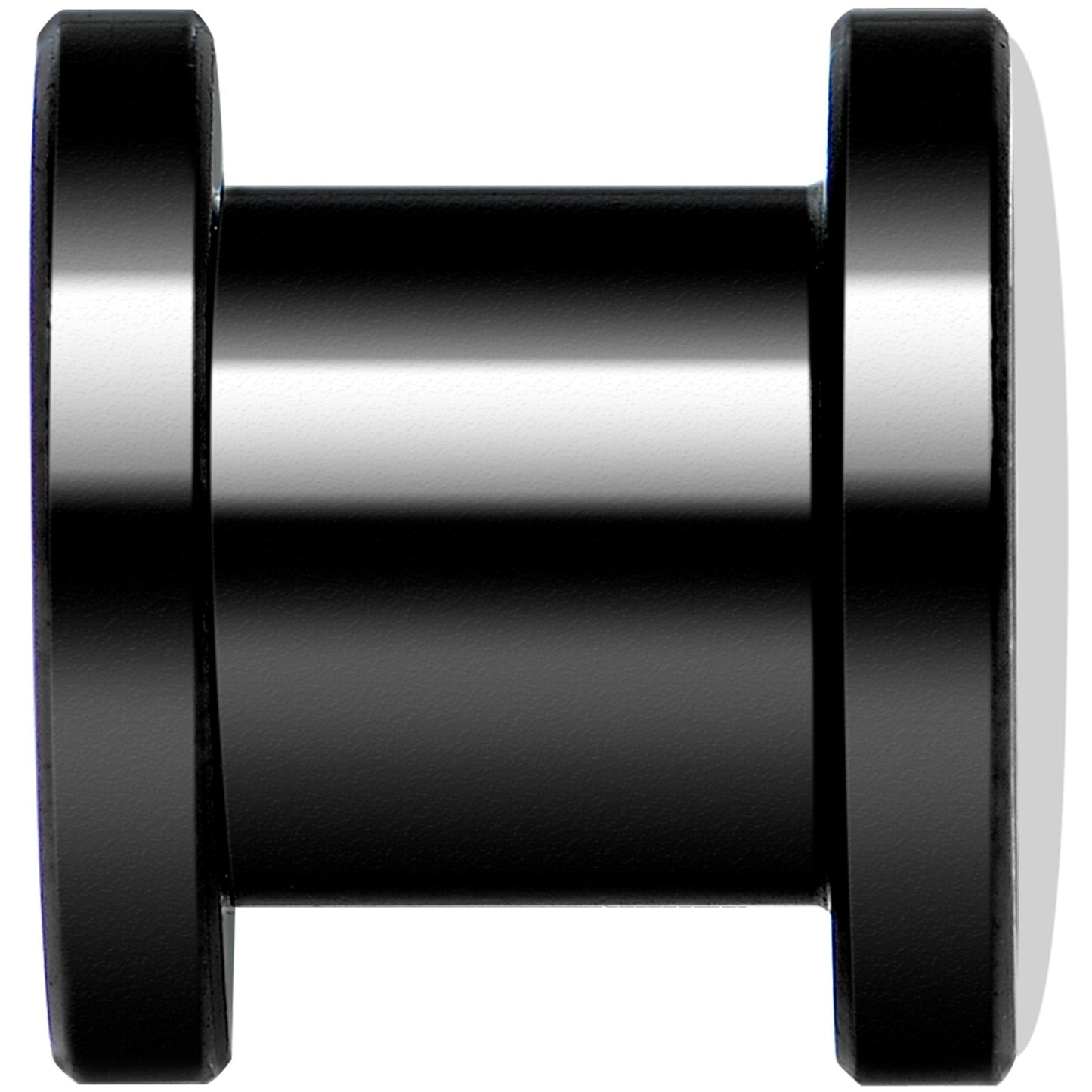 Pink Grenade Black Anodized Screw Fit Plug Set 0G