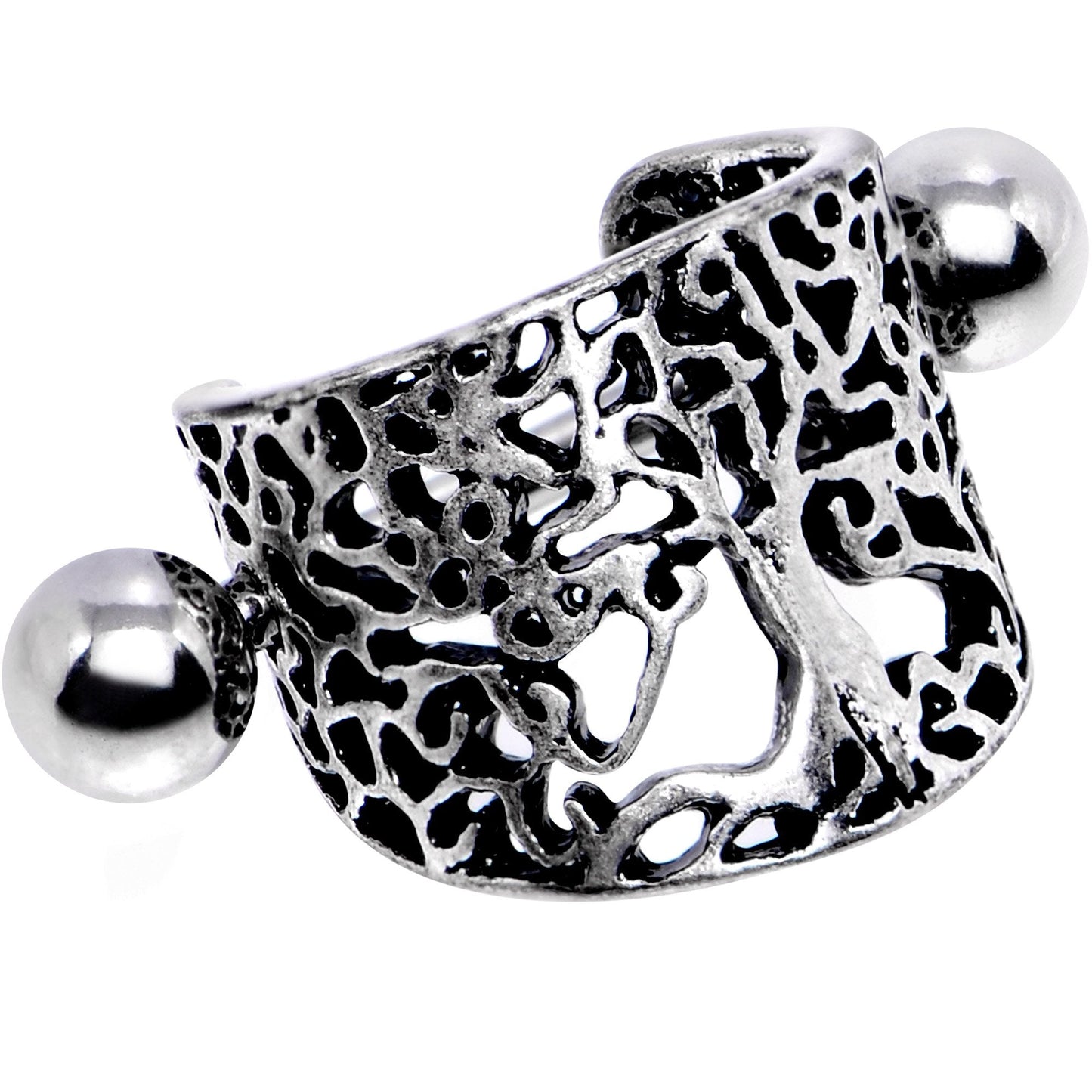 16G 1/2 Wild Tree Cuff Cartilage Earring
