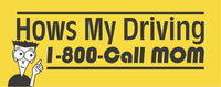 Hows My Driving Sticker
