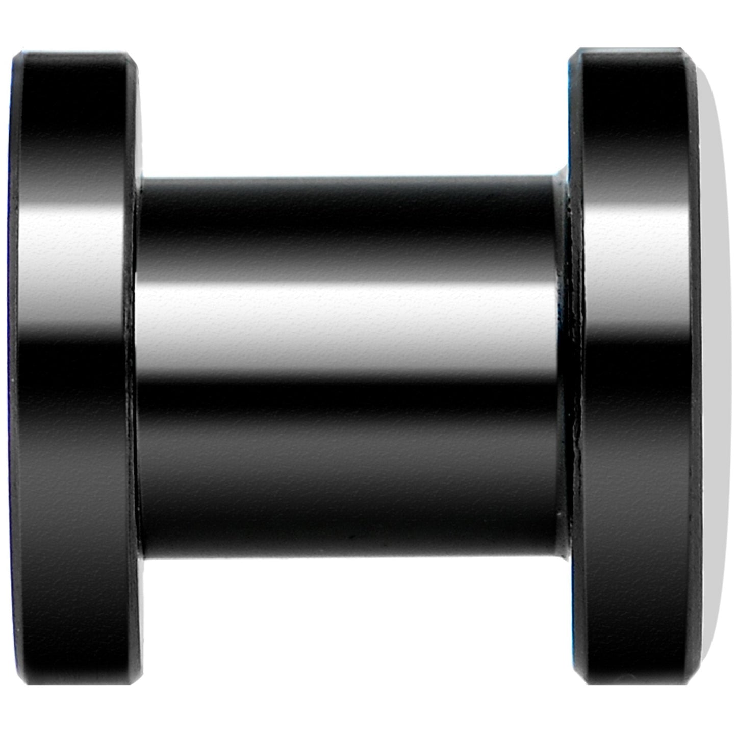 Full Color Leopard Eyes Black Anodized Screw Fit Plug Set 2G