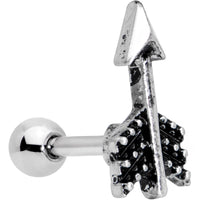 16G 1/4 Straight Arrow Cartilage Tragus Earring