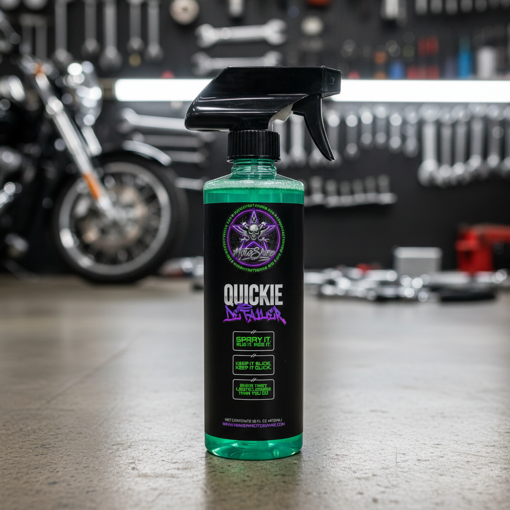 MotoShine QUICKIE – Garage Hero Shot