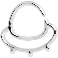 16G 3/8" Outer Space UFO Septum Ring