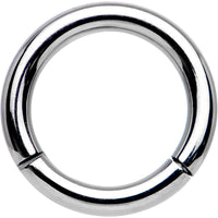 14G 5/16 Solid G23 Implant Grade Titanium Hinged Segment Ring