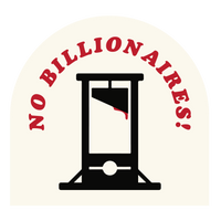 No Billionaires! Vinyl Sticker