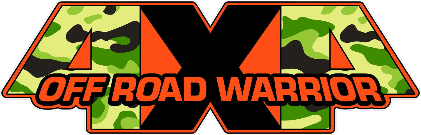 4x4 Off Road WARRIOR Decal Stickers (x2) [PICK 1 PATTERN]