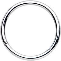 16G 1/2 Solid G23 Implant Grade Titanium Hinged Segment Ring