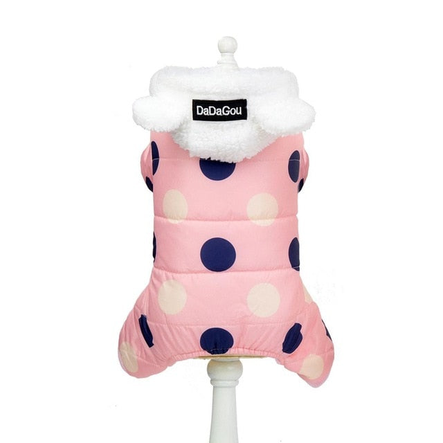 Big Polka Dot Snowsuit Jumpsuit