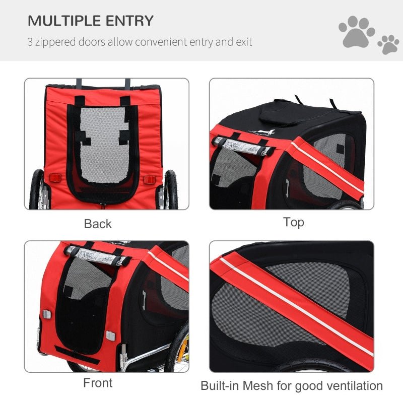 Bike Trailer Cargo Cart for Dogs and Pets - Jaico Online Shop