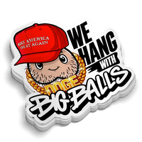 Hang with Big balls - Hard Hat Decal